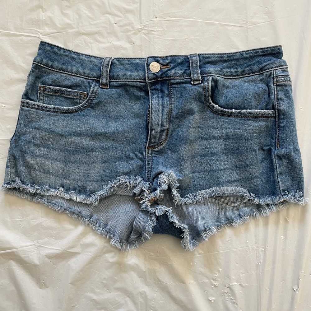 Pink Victoria’s Secret Jean Shorts. Cut offs. Size Medium. Price firm.